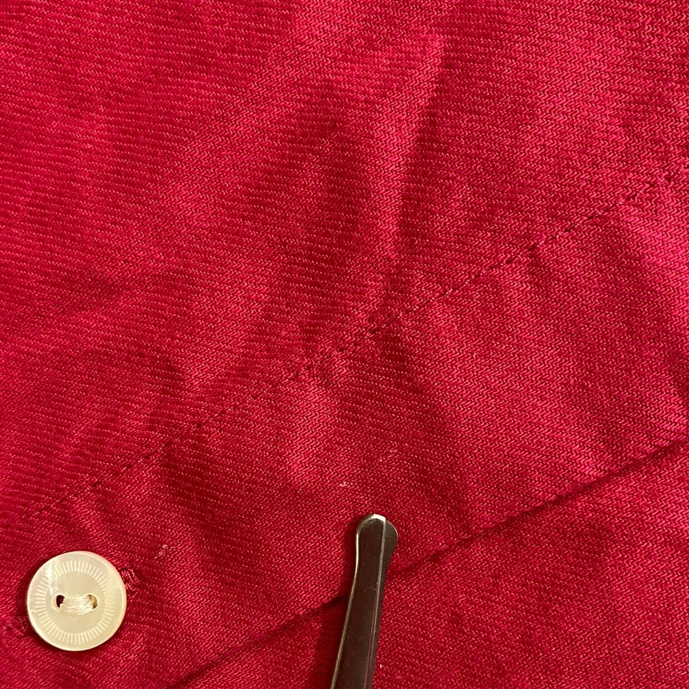 Eileen Fisher Pink Organic Cotton Twill Classic Collar Button Down Shirt Size L - Picture 10 of 12